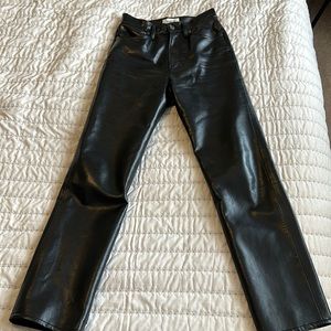 AgoldE recycled leather 90s pinch waist size 24